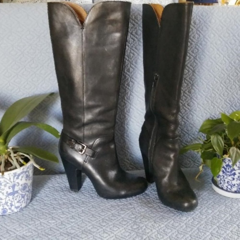 Black Leather Dress Boots